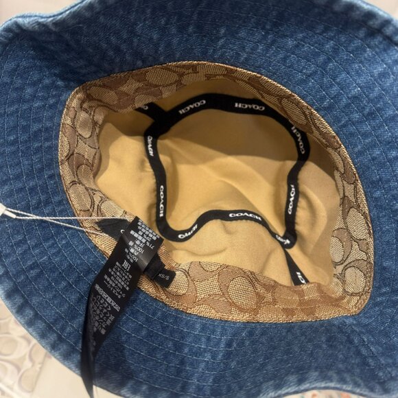 coach Denim Bucket Hat caa63